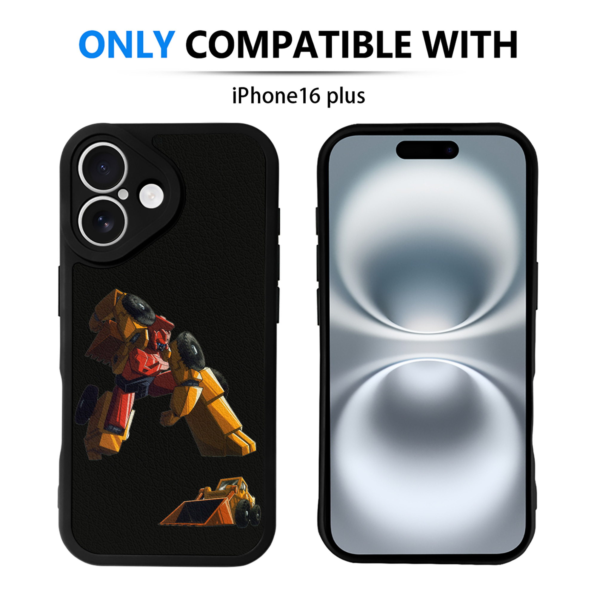 （画像用）  【iPhone 16シリーズ対応】シリコンスマホケース（レザー調） 材質：シリコン